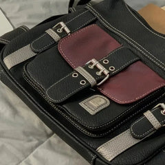 Sac à bandoulière vintage en cuir PU pour femme, grand sac à main Messenger, fourre-tout Hip Hop, haute qualité, Y2K, commpiedmont
