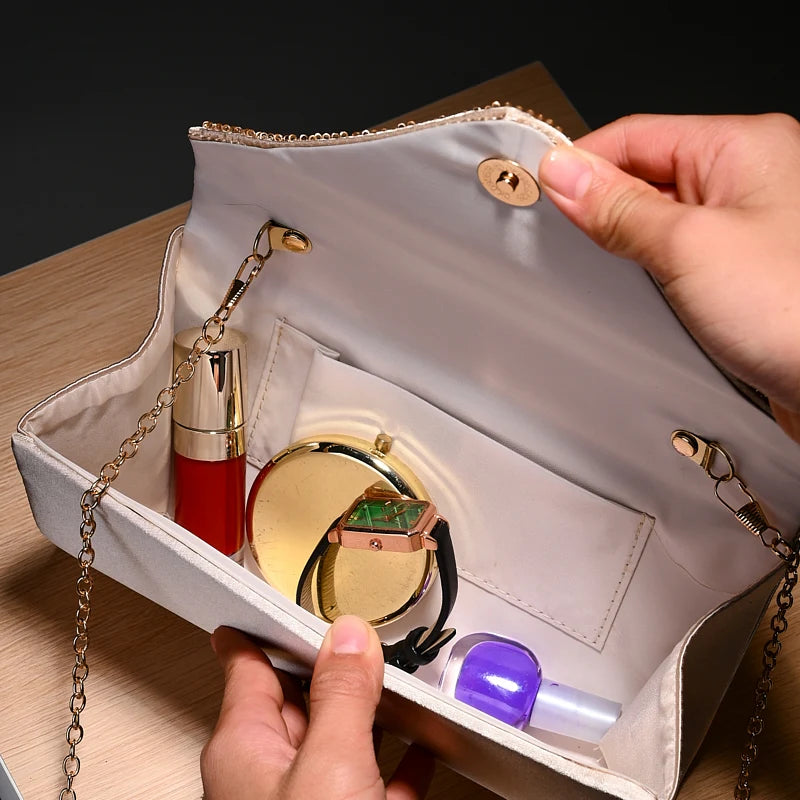 Nouveau sac de soirée femme célébrité lumière luxe strass brillant une épaule pochette de fête de mariage dames cadeau sac