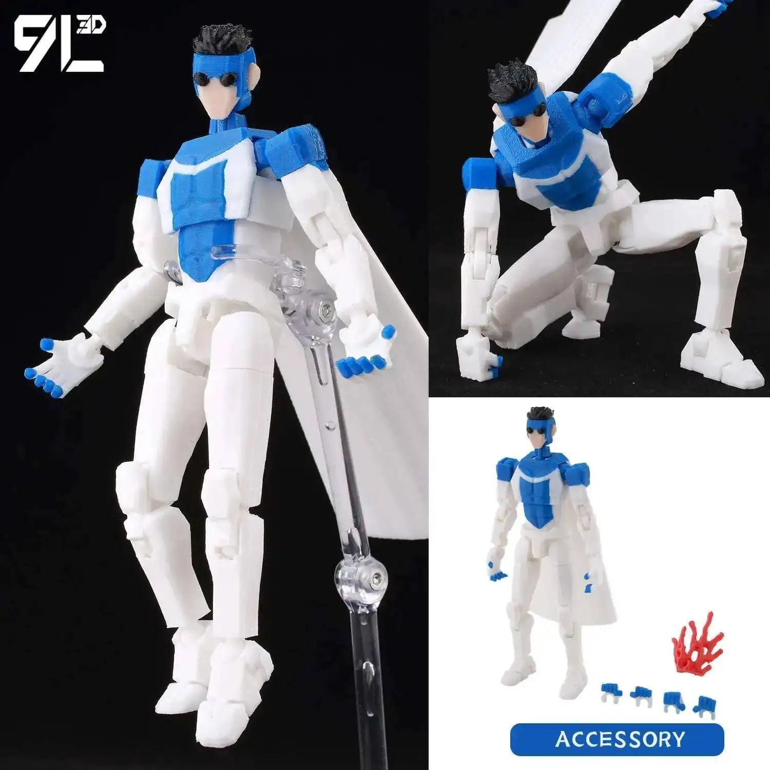 9L3D super-héros imprimés Invincible 2.0 Anime multi-articulé Shapeshift jouets figurines d'action cadeaux d'anniversaire pour les Fans d'anime Titan13