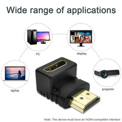 Adaptateur Compatible HDMI, convertisseur mâle à femelle à Angle droit de 90 à 270 degrés, connecteur HD 4K, prolongateur Mini/Micro Compatible HDMI