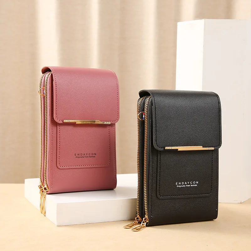 Buylor sac à main femme écran tactile sac à main pour téléphone portable sac à bandoulière femme pas cher petit portefeuille en cuir souple bandoulière сумка ж Dönusen