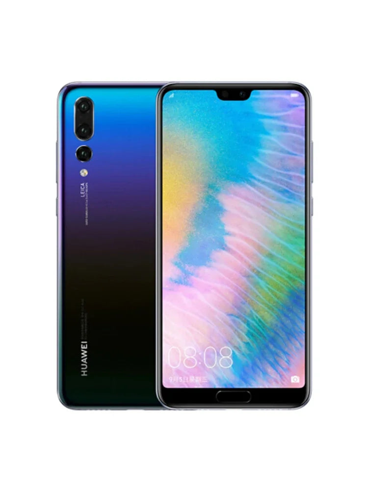 HUAWEI-Smartphone P20 Pro, Android, Google Play, PR6.1 ", appareil photo 40MP + 24MP, 4000mAh, 4G, téléphone d'occasion