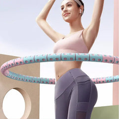 Cerceau lesté pour perte de poids, boucle de yoga, exercice de fitness, massage, musculation, forme de gymnastique, taille fine