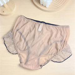 Lingerie femme culotte sexy Vintage dentelle ropa intérieur femenina taille haute calzones para mujer grande taille sous-vêtements de style court