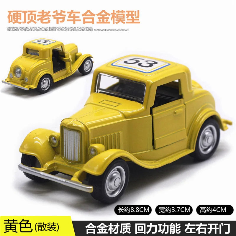 Mignon moulé sous pression en alliage métal voiture Bus moteur Tricycle moto Taxi modèle jouet enfants cadeau d'anniversaire
