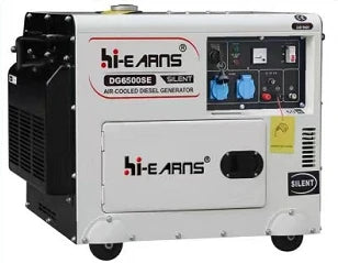 Générateur diesel silencieux électrique de secours, démarrage électrique, monophasé, triphasé, 3KW, 5KW, 6KW, 50Hz