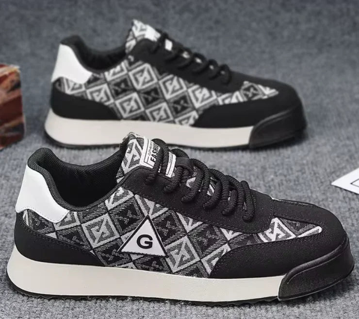 New Retro Brown Men's Sneakers Brand 2024 Designer Trainers Men Jogging Shoes Fashion Platform Shoes Men Beathable Running Shoes