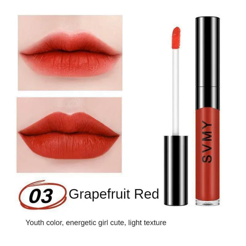 3pcs set Velvet Matte Lip Mud Waterproof Long Lasting Lipstick Lip Gloss  Lip Makeup Cosmetic for women