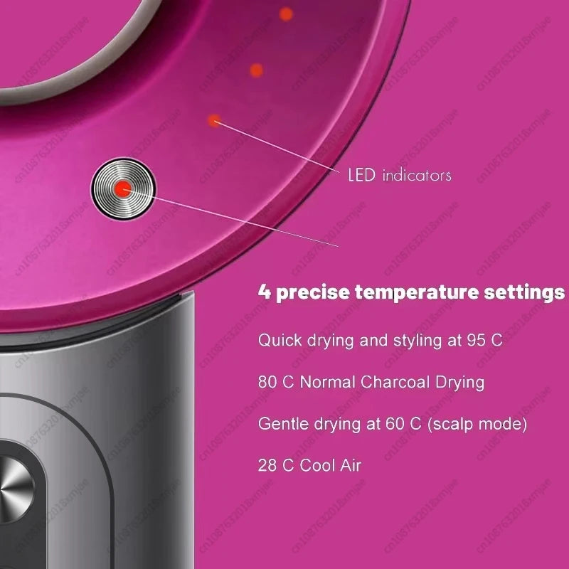 Super sèche-cheveux 220V sèche-cheveux sans feuilles soins personnels des cheveux style outil d'ions négatifs sèche-cheveux électriques à anions constants