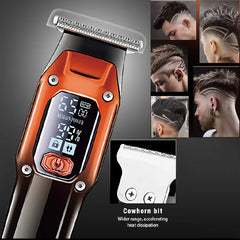 Original Kemei barbier tondeuse à cheveux professionnel électrique barbe tondeuse à cheveux Rechargeable Lithium coupe de cheveux Machine pour hommes