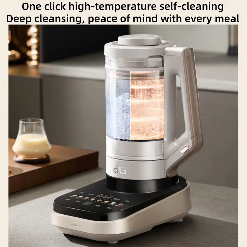 Mélangeurs haute vitesse à faible bruit 220V pour la maison, capacité de 1,75l, fréquence Variable, écran de commande tactile léger, nettoyage automatique