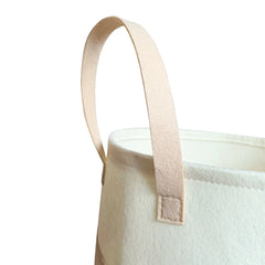 Panier à linge de grande capacité 41L avec poignée, panier de rangement pliable avec lettres imprimées, seau de couleurs mélangées pour l'organisation de la maison