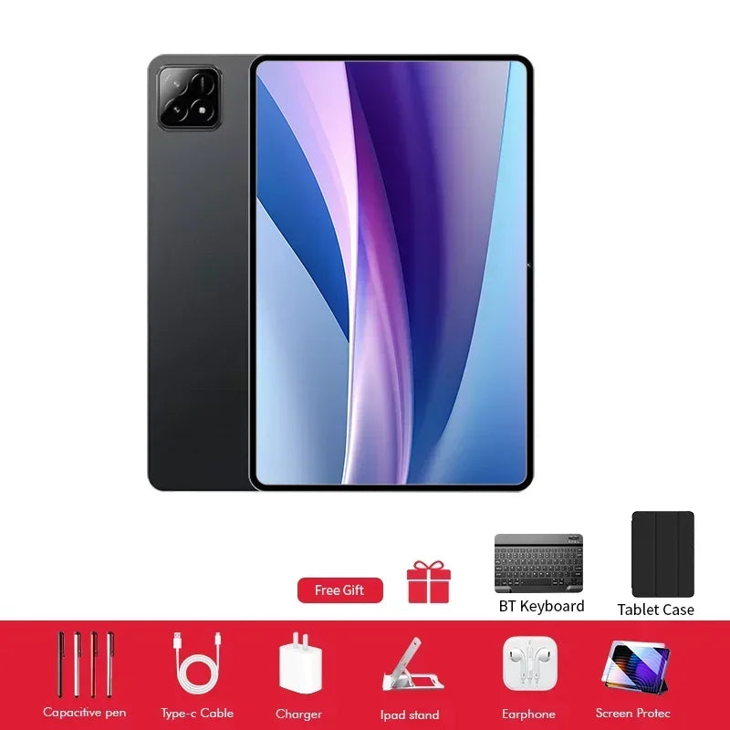 2025 nouvelle tablette PC originale édition mondiale Pad 7 Pro Ultra Snapdragon 8gen3, Android 14 HD 4K, 22 go + 2 to, double SIM 5G et WIFI