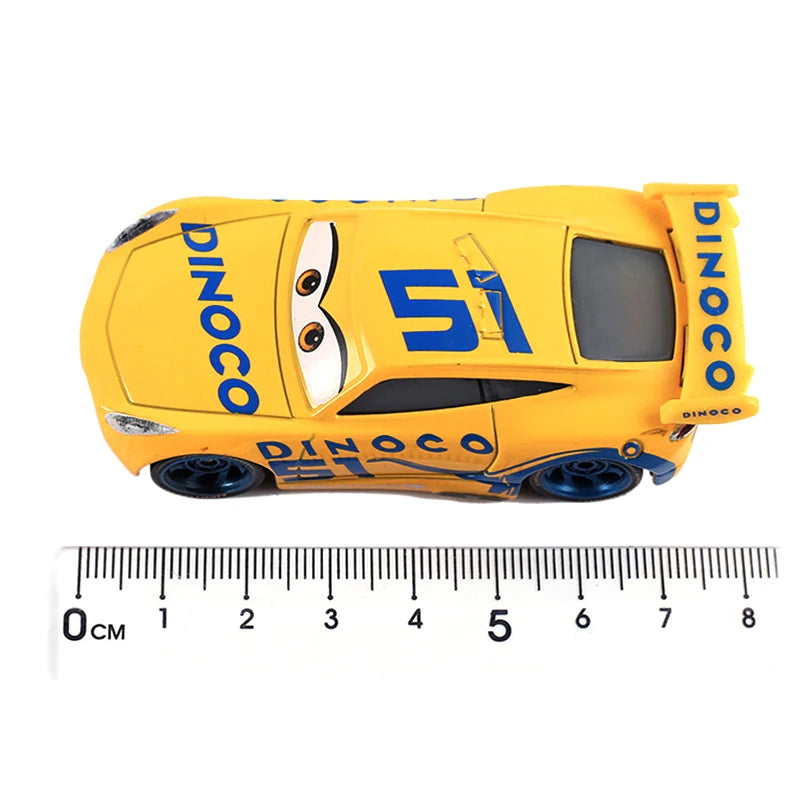 Voitures Disney Pixar voiture 2 3 alliage voiture foudre McQueen Jackson tempête Mack Sally camion moulé sous pression modèle jouet enfants cadeau d'anniversaire