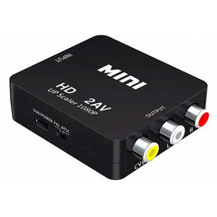 Adaptateur HDMI vers AV RCA, boîtier convertisseur 1080P RCA AV CVSB LR, convertisseur de détartreur AV Composite vidéo pour PC projecteur HDTV
