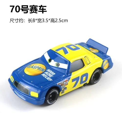 Tous les styles Disney Pixar Cars métal moulé sous pression voitures modèle Lightning McQueen alliage voiture numéro 4.19.28.36.51 101 série de course jouet