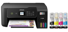 Imprimante tout-en-un couleur sans fil Ep/on EcoTank ET-2800 sans cartouches d'encre avec fonctions de numérisation et de copie imprimante domestique