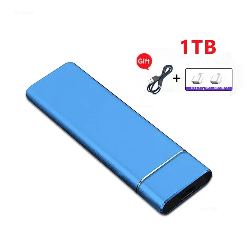 External 1TB Ssd High-Speed Solid State Drive Type-C/USB 3.1 Interface Portable Hard Disk External Hard Drive for PC Laptop