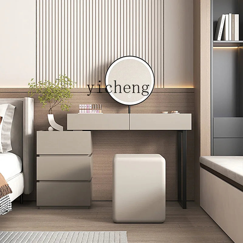 Zz – commode moderne simple en bois massif, armoire intégrée pour chambre à coucher, multifonctionnelle, petit appartement, table de chevet, maquillage