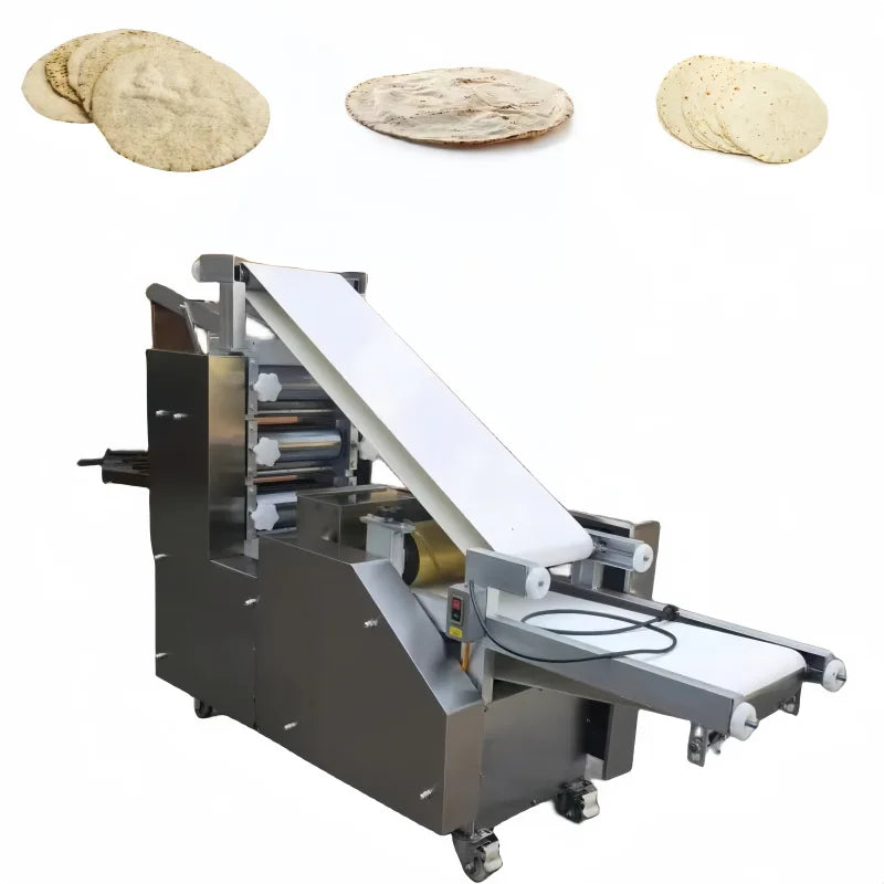 5 ~ 50 CM farine Tortilla Machine automatique industrielle arabe Pita pain Pizza Roti Chapati pain libanais Lavash faisant la Machine