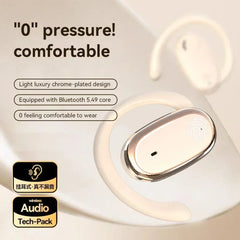 Écouteurs sans fil Bluetooth 5.4 OWS, casque d'écoute avec micro, étanche, son stéréo Hifi