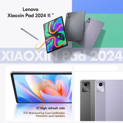 Lenovo-Tablette Android Xiaoxin Pad 2024, micrologiciel global, 6 Go, 8 Go, 128 Go, écran 11 ", Qualcomm Snapdragon 685, GPS, WiFi, 7040mAh