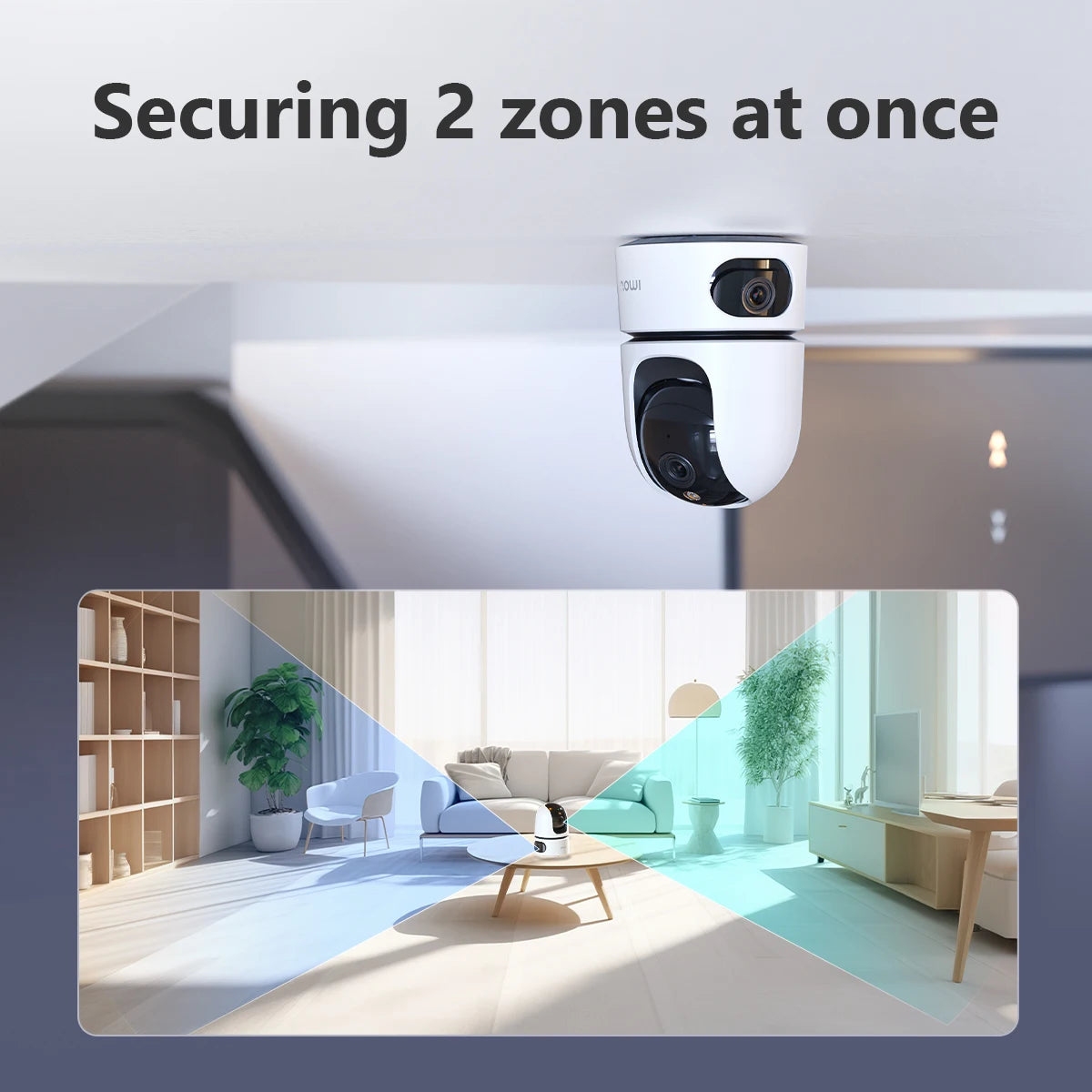 Caméra intérieure IMOU 360 °   Caméra de Surveillance WiFi PTZ, vidéosurveillance à domicile, suivi automatique, Protection de sécurité, moniteur familial pour animaux de compagnie et bébé