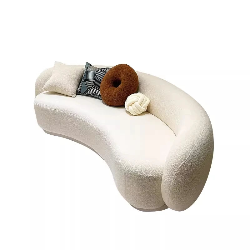 Canapé de salon moderne nordique salon minimaliste blanc canapé de salon relaxant canapé romantique Divani Da Soggiorno meubles