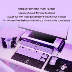 Razer PC barre de son de jeu Sanrio Kuromi édition Bluetooth stéréo rvb ordinateur portable téléphone portable tablettes ordinateur haut-parleurs de cinéma maison