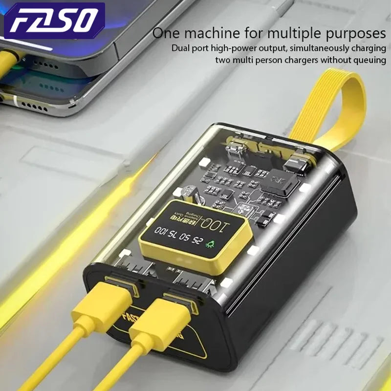 FASO 3*18650 étuis de batterie externe stockage de batterie veilleuse double Charge USB coque de bricolage pour iPhone Xiaomi 18650 boîte de rangement de batterie