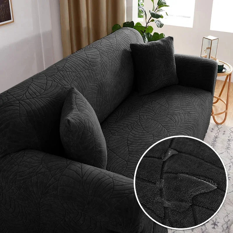 Housse de canapé Jacquard épaisse et imperméable, pour salon, 1/2/3/4 places, housse de canapé d'angle en forme de L