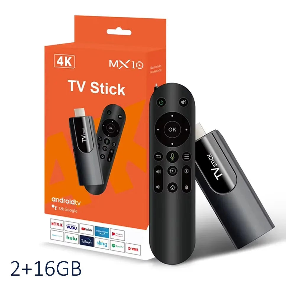 Mini TV Stick pour Google Promettant Netflix Media First, Android 13, H618, RL, 4K, HD, TV Box, 2.4, 5G WiFi, Récepteur intelligent, MX10, F3, MX10