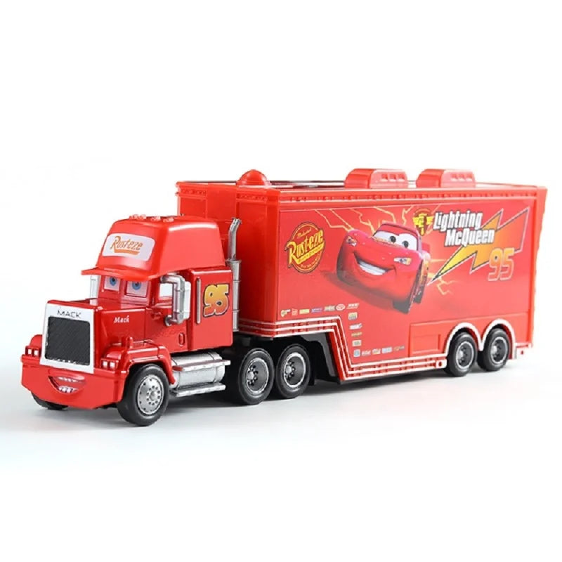 Disney Pixar Cars 2 3 Lightning McQueen Mack oncle Jackson Storm voiture camion 1:55 véhicule moulé sous pression jouets en métal cadeau pour enfants enfant