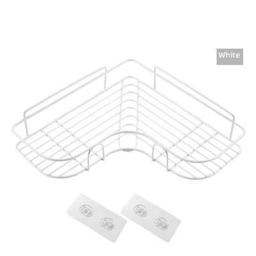Étagère murale de douche pour salle de bain, support de rangement pour shampoing avec ventouse, sans perçage, rangement de cuisine, accessoires de salle de bains