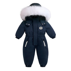 -30 degrés hiver Ski costume Plus velours bébé combinaison garçon salopette chaud enfants enfant en bas âge fille vêtements enfants vêtements manteau pardessus