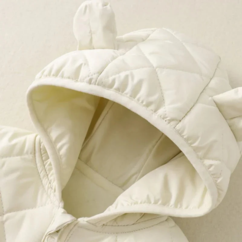 Vêtements d'hiver pour nouveau-né fille, combinaison épaisse pour bébé, barboteuse chaude pour bébé, veste en coton, salopette pour garçon, manteau pour tout-petits