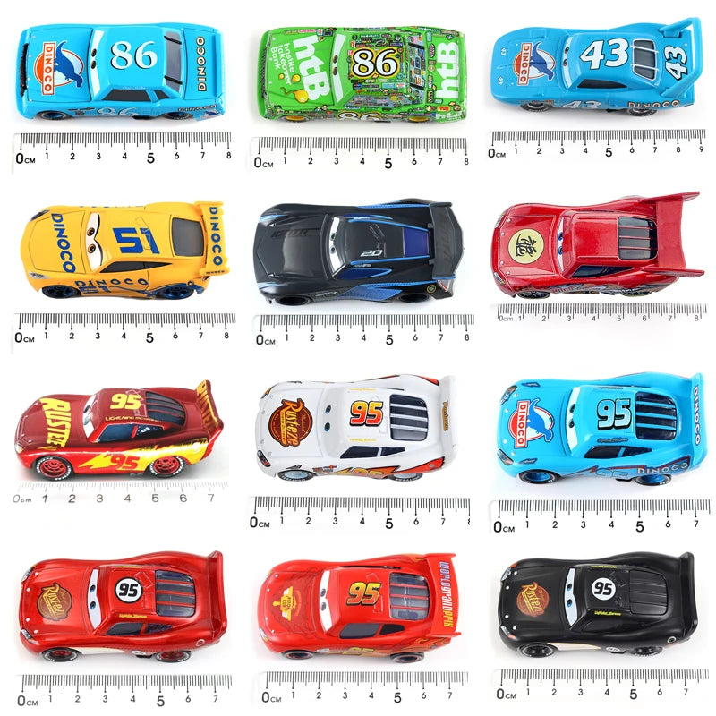 Voitures Disney Pixar voiture 2 3 alliage voiture foudre McQueen Jackson tempête Mack Sally camion moulé sous pression modèle jouet enfants cadeau d'anniversaire