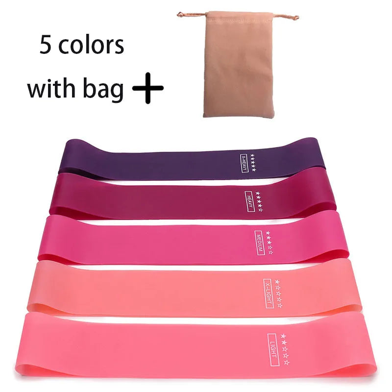 Bandes de résistance TPE, ensemble de Fitness, bandes à boucle en caoutchouc, entraînement de force, extenseur, équipement de gymnastique de Yoga, boucle en caoutchouc élastique