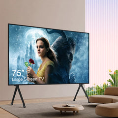 Smart TV incassable pour chauffage domestique, télévision UHD 4K, écran plus grand de 75 pouces