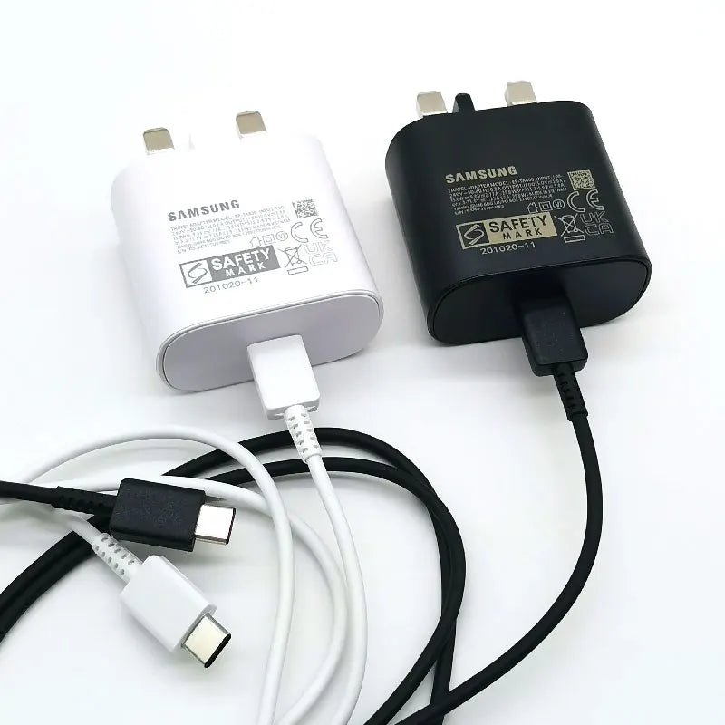 Adaptateur de chargeur Super rapide pour Samsung, prise britannique 25W, pour Galaxy Z Flip Fold 6 5 4 3 2 S24 S23 S22 S21 S20 Ultra FE A15 A25 A35 A55