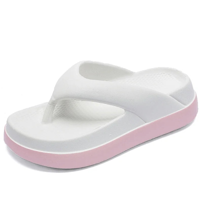 Tongs pour femmes, chaussures au Design populaire, tendance 2024, sandales à plateforme décontractées, pantoufles d'extérieur antidérapantes, caractéristiques uniques, sandales plates