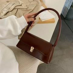 Sacs à bandoulière de marque de luxe pour femmes, Design de mode sous les bras, sac à bandoulière, sac à main et bourses de couleur unie, 2025