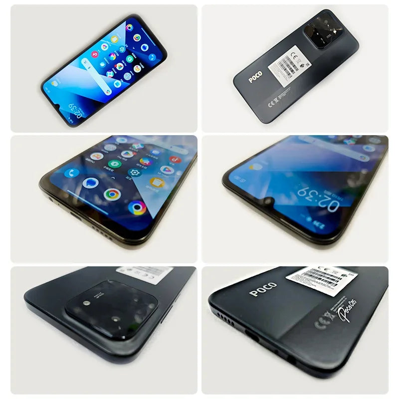 POCO C85 Version mondiale Smartphone MediaTek Helio G81-Ultra 6.9 "affichage Dot Drop batterie 6000mAh 50MP double caméra 33W NFC IP64