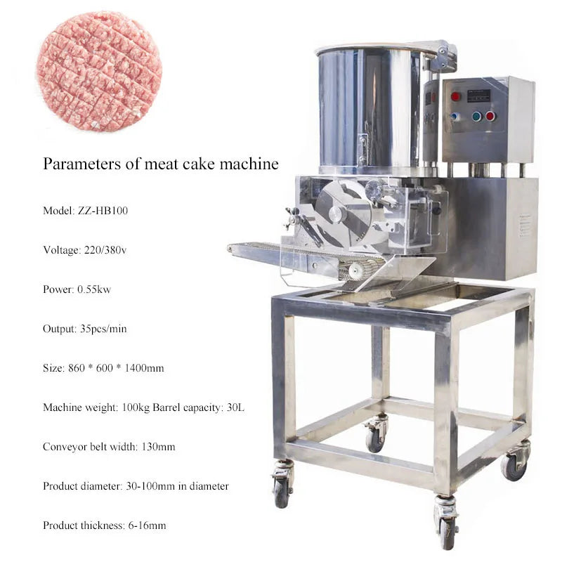 LXT automatique hamburger Patty ancien Commercial Hamburger boeuf Patty faisant la Machine électrique viande Patty formage
