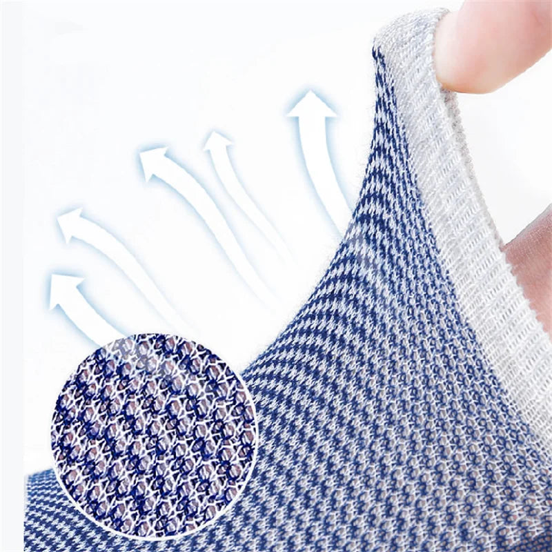 5 Pairs No Show Men Boat Socks Summer Non-Slip Silicone Invisible Cotton Socks Breathable Male Ankle Socks Slippers