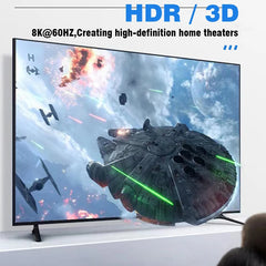 Adaptateur de câble compatible HDMI, mini micro hdmi vers HDMI 2.1, convertisseur 48Gpbs 8K60HZ 4K120HZ pour projecteur HDTV PS4 PS5, ordinateur portable