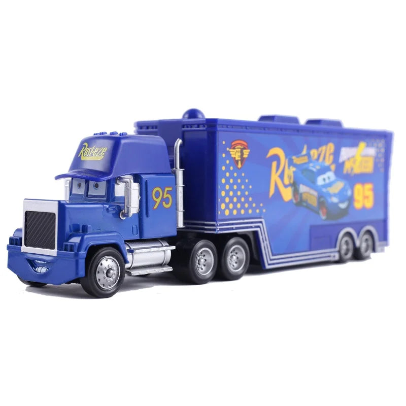 Disney Pixar Cars 2 3 Lightning McQueen Mack oncle Jackson Storm voiture camion 1:55 véhicule moulé sous pression jouets en métal cadeau pour enfants enfant