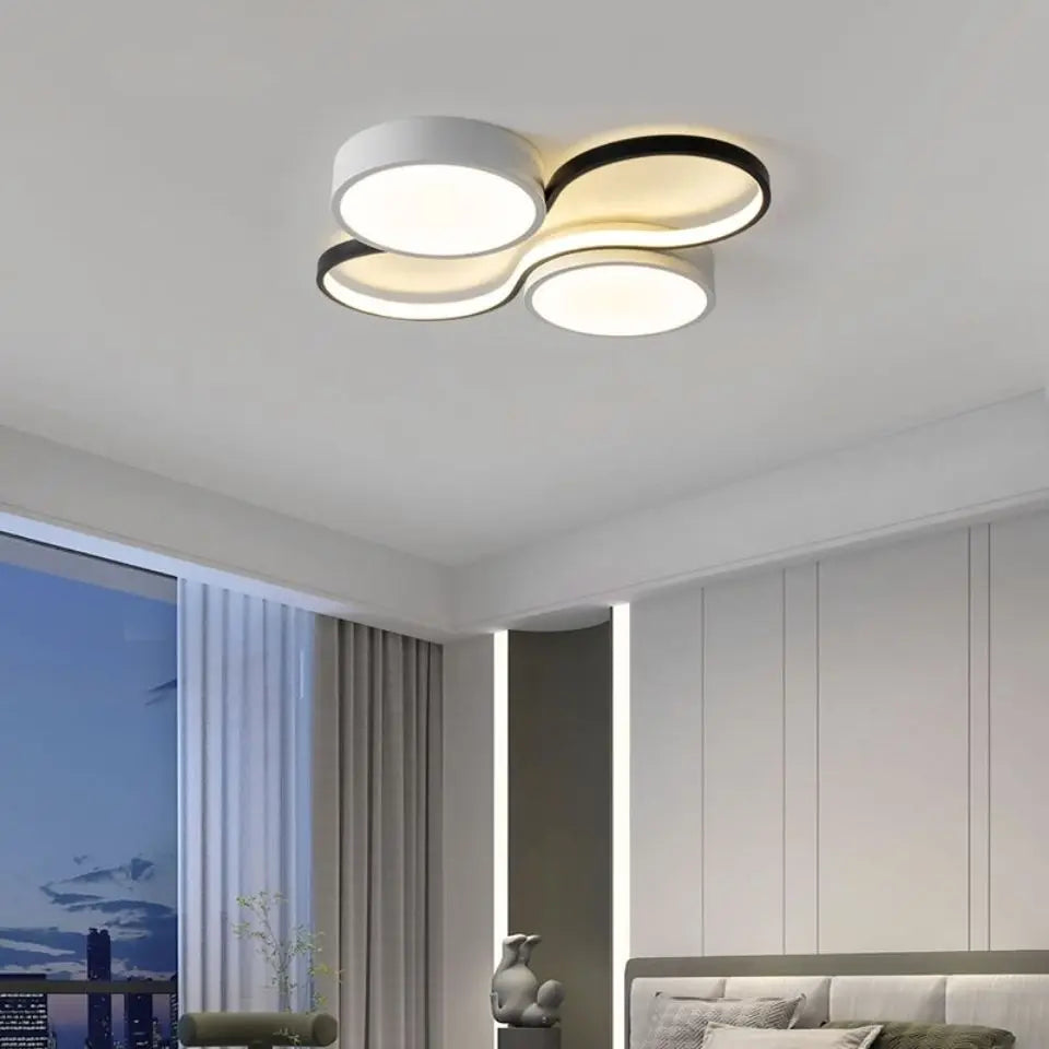LED Ceiling Light Circular Bedroom Light Nordic Modern Minimalist Gold Light Luxury Style Room Lighting Fixtures