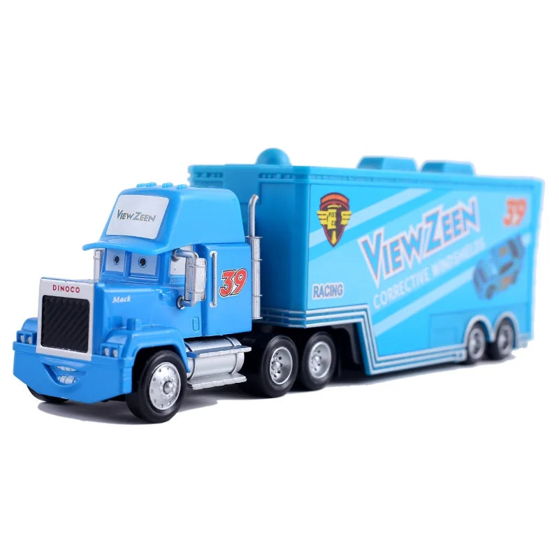 Disney Pixar Cars 2 3 Lightning McQueen Mack oncle Jackson Storm voiture camion 1:55 véhicule moulé sous pression jouets en métal cadeau pour enfants enfant