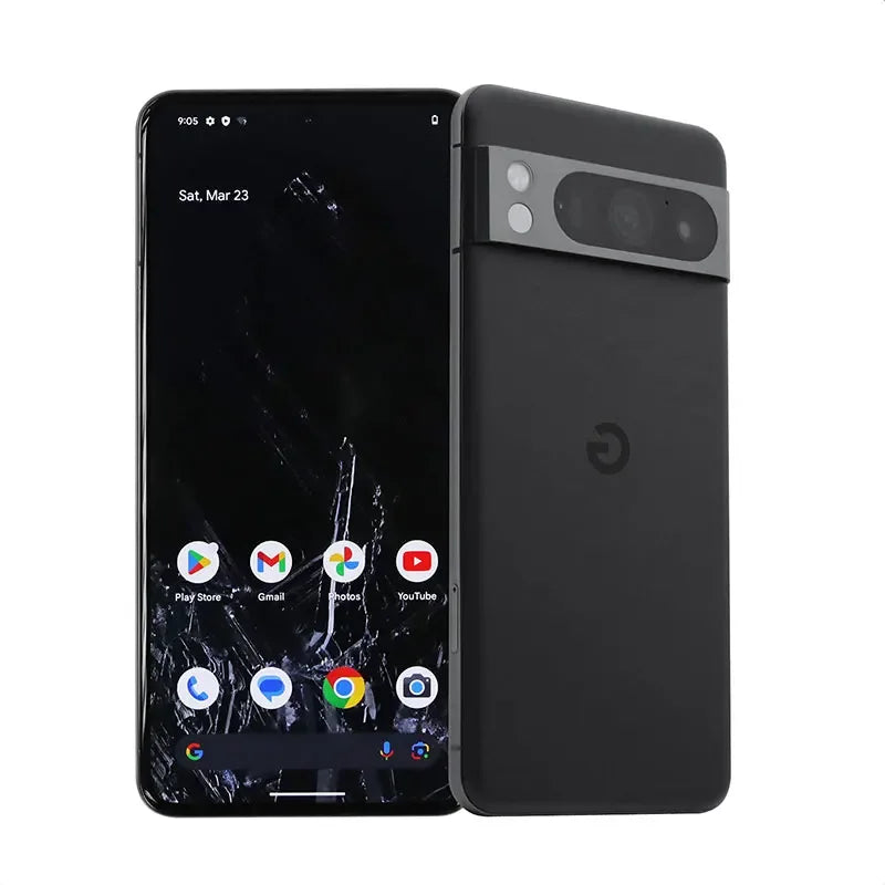 Google Pixel 8Pro 5G Google Tensor 8 pro G3 12GB RAM 128GB ROM 6.7 "NFC Octa Core Android 50MP caméra téléphone d'origine utilisé